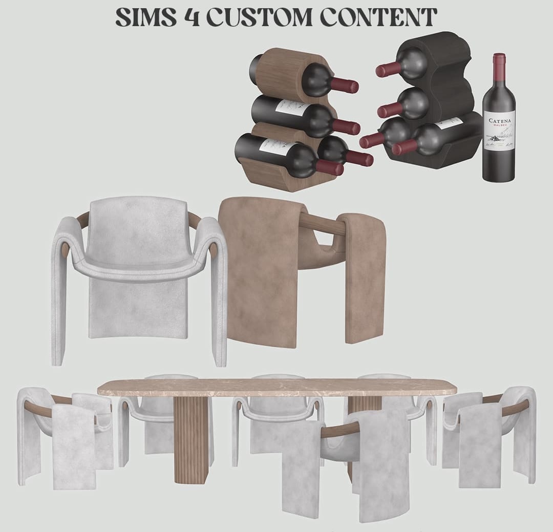 Скриншот мода Мебель для столовой February Dining Room